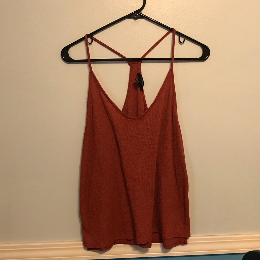 Burnt orange tank top
